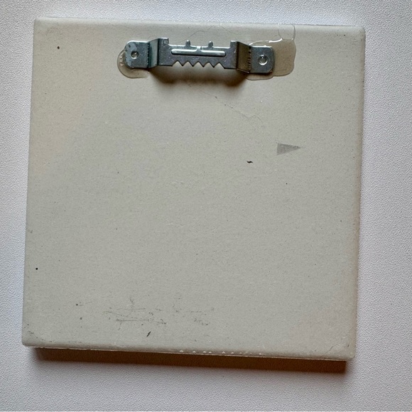 Art Nouveau Ceramic Floral Tile Wall Art - Picture 3 of 3